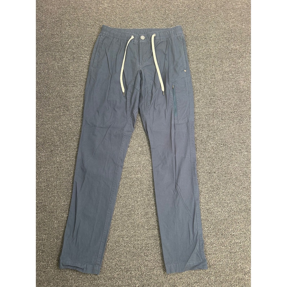Vuori Ripstop Climber Pants Blue Mens Small Stretch Cotton Utility Outdoors Gorp
